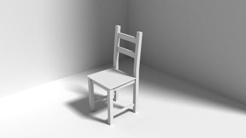 simple kitchen chair preview image